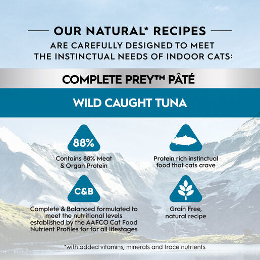 Trilogy™ Complete Prey™ Adult Wet Cat Food Pâté Wild Caught Tuna 85g