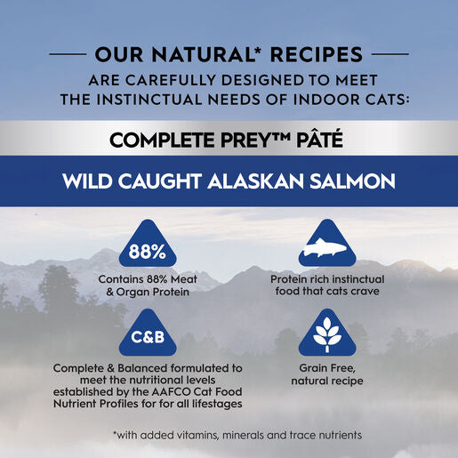 Trilogy™ Complete Prey™Adult Wet Cat Food Pâté Wild Alaskan Salmon 85g