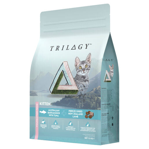 Trilogy™ Dry Kitten Food Barramundi & Tuna 1.2Kg