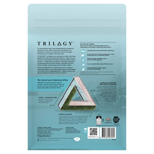Trilogy™ Dry Kitten Food Barramundi & Tuna 1.2Kg