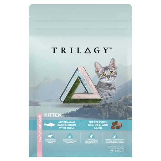 Trilogy™ Dry Kitten Food Barramundi & Tuna 1.2Kg