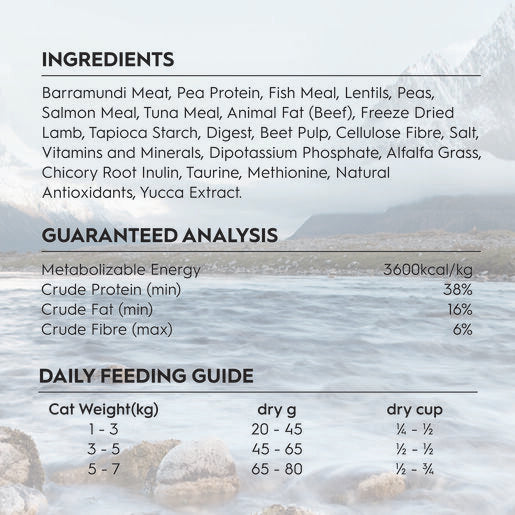 Trilogy™ Adult Dry Cat Food Barramundi 1.8Kg