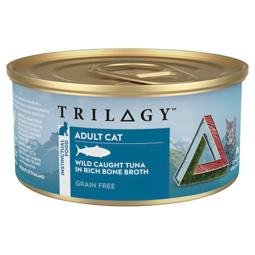 Trilogy™ Adult Wet Cat Food Wild Caught Tuna In Bone Broth 85g