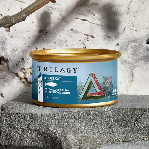 Trilogy™ Adult Wet Cat Food Wild Caught Tuna In Bone Broth 85g