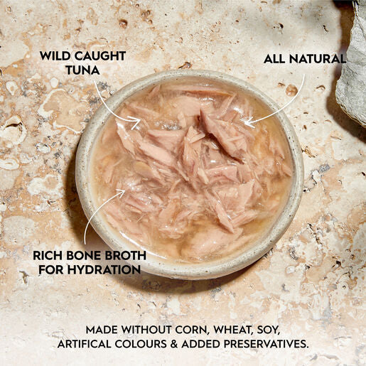 Trilogy™ Adult Wet Cat Food Wild Caught Tuna In Bone Broth 85g