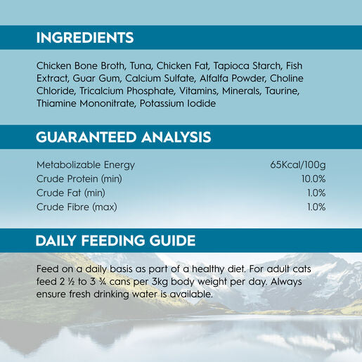 Trilogy™ Adult Wet Cat Food Wild Caught Tuna In Bone Broth 85g