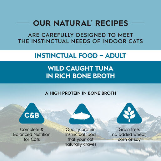 Trilogy™ Adult Wet Cat Food Wild Caught Tuna In Bone Broth 85g