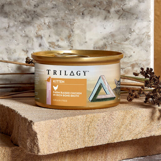 Trilogy™ Kitten Wet Cat Food Farm Raised Chicken In Bone Broth 85g