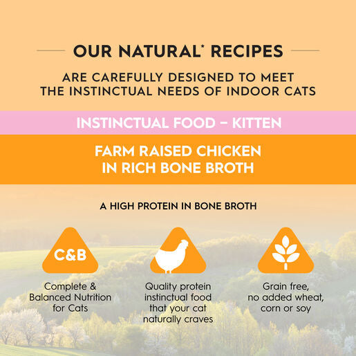 Trilogy™ Kitten Wet Cat Food Farm Raised Chicken In Bone Broth 85g
