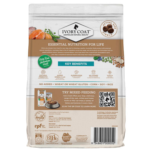 IVORY COAT Grain Free Adult Dry Dog Food Salmon & Ocean Fish 2kg