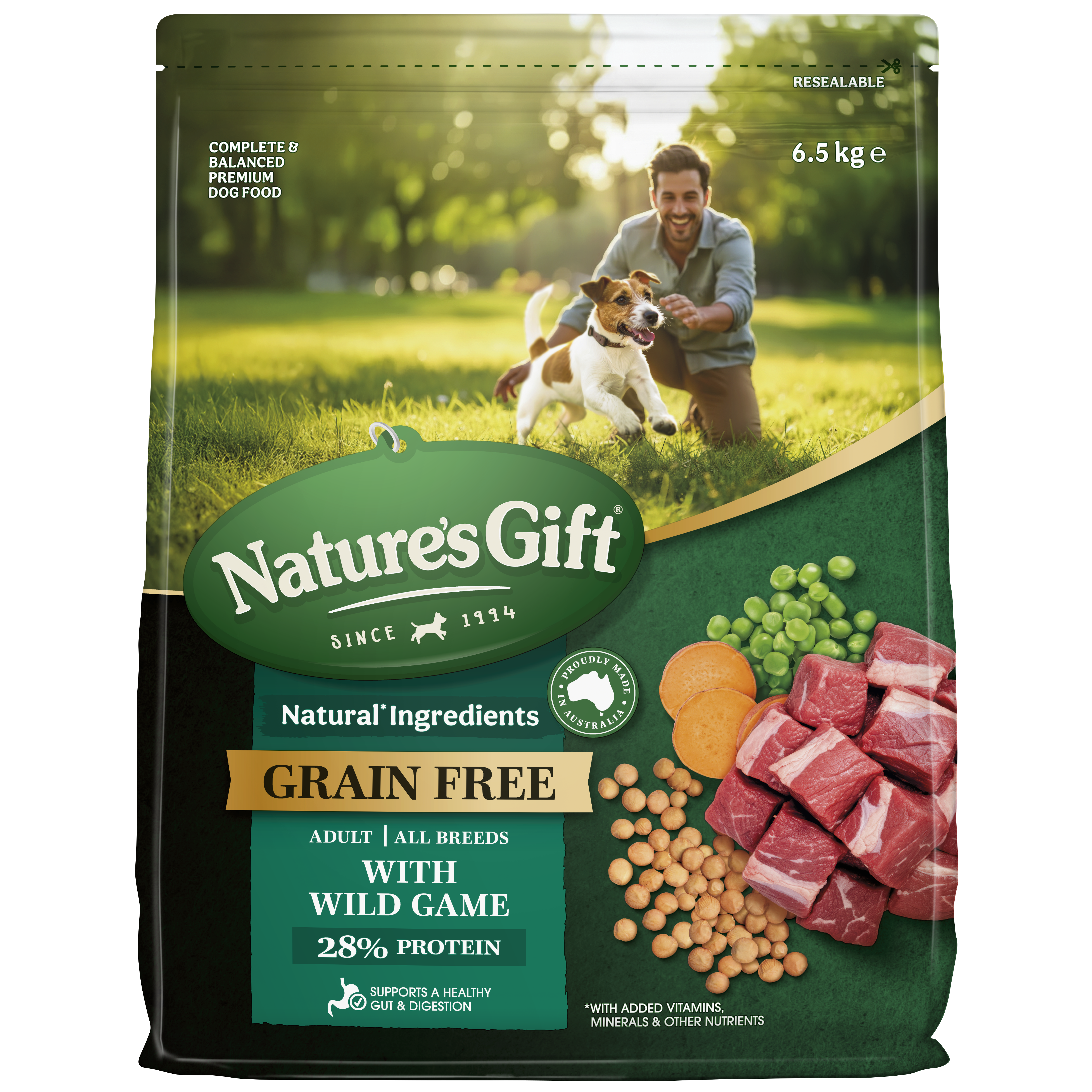 Nature's Gift with Wild Game Adult All Breeds 6.5kg
