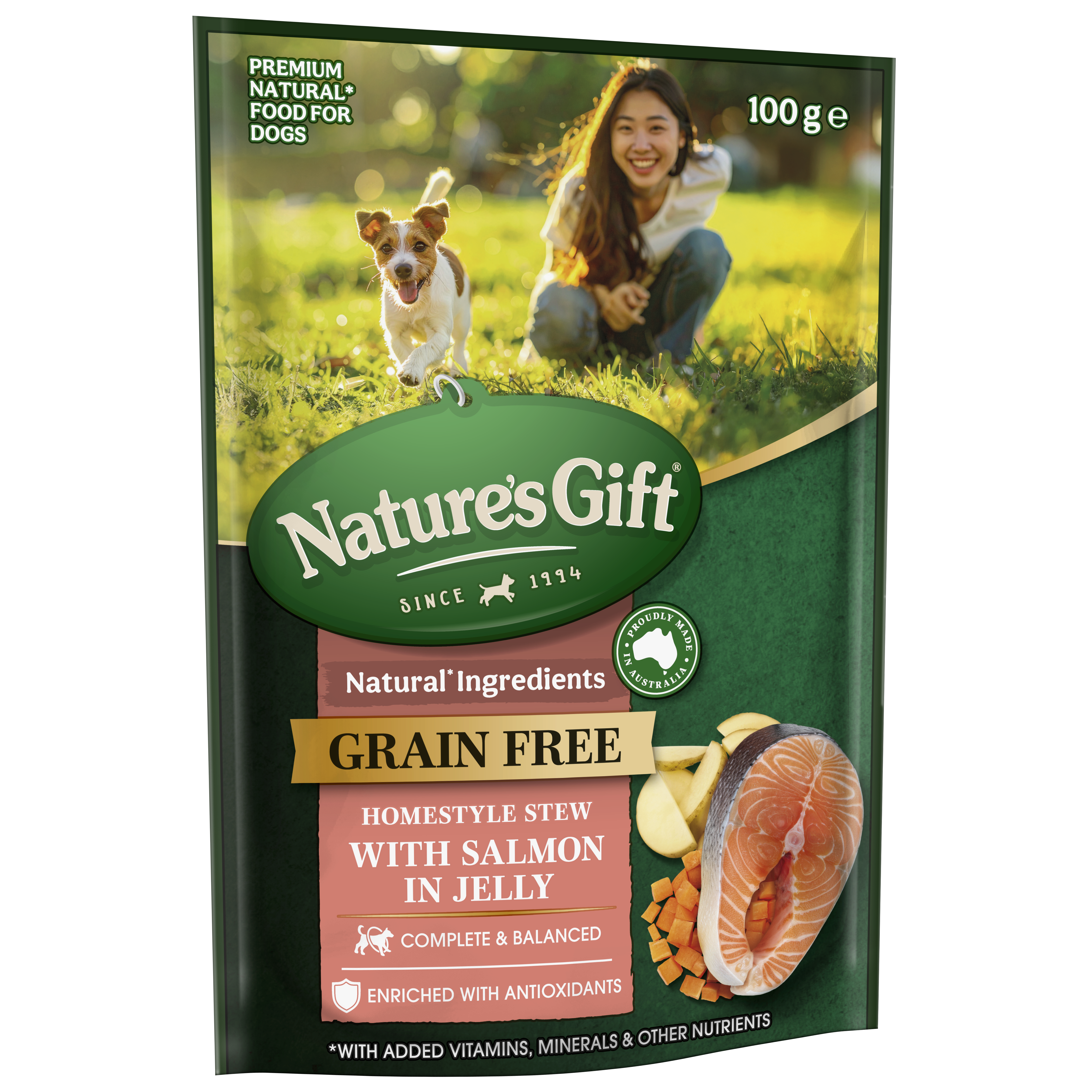 Nature's Gift Homestyle Stew with Salmon in Jelly 100g