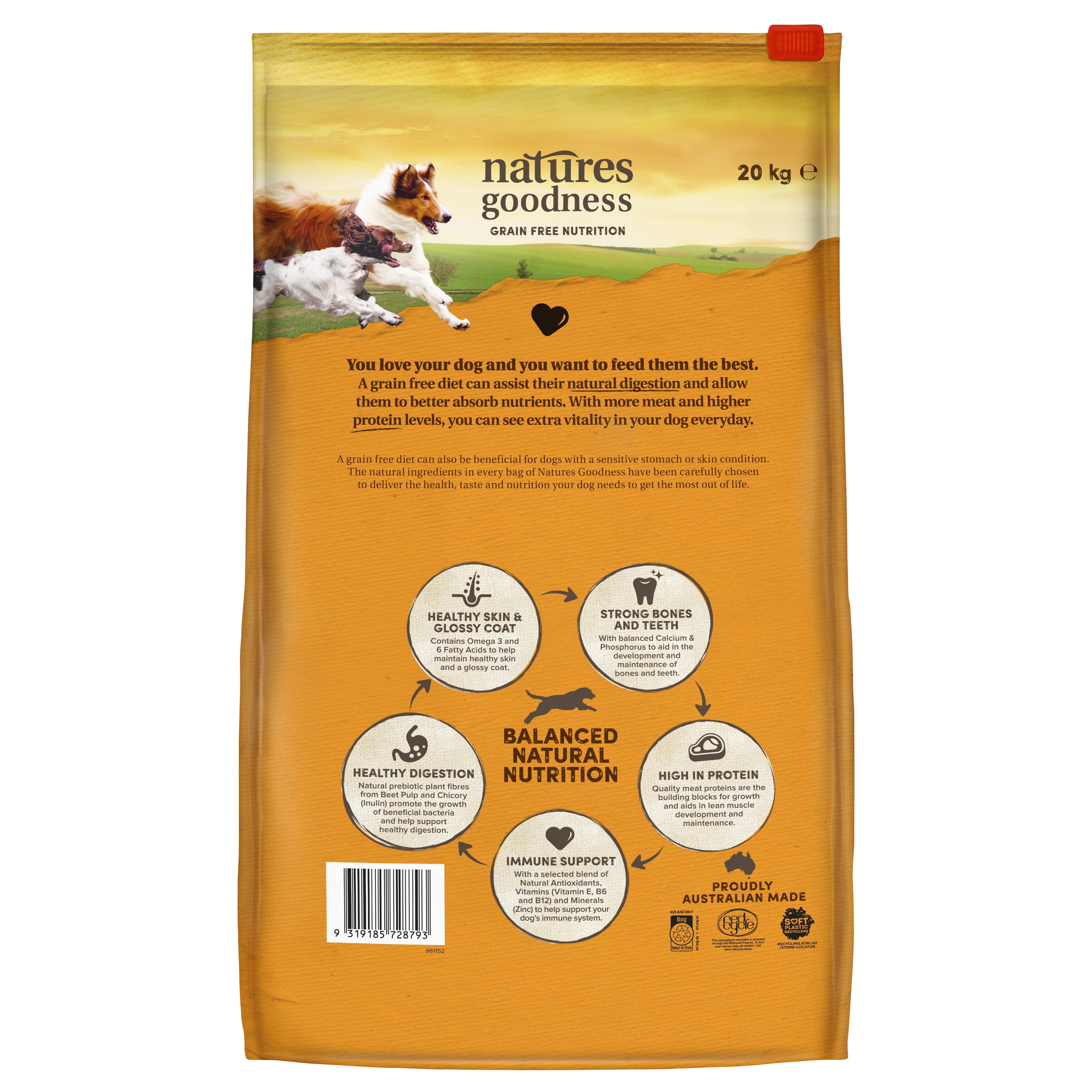 Natures Goodness Grain Free Chicken & Duck with Garden Vegetables 20kg