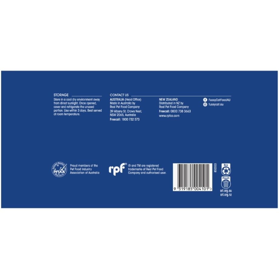 Fussy Cat Twice as Tasty Grain Free Mince & Morsels Wet Cat Food 24x80g