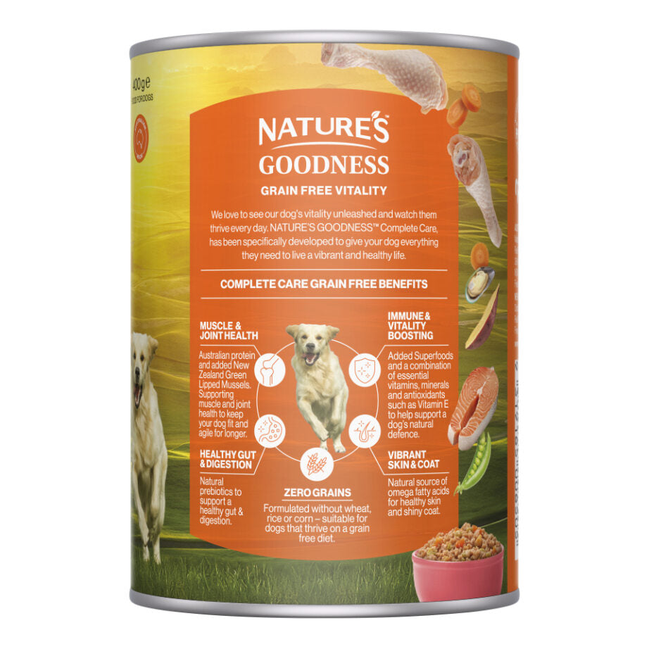 Natures Goodness Grain Free Complete Care with Salmon Wet Food 400g