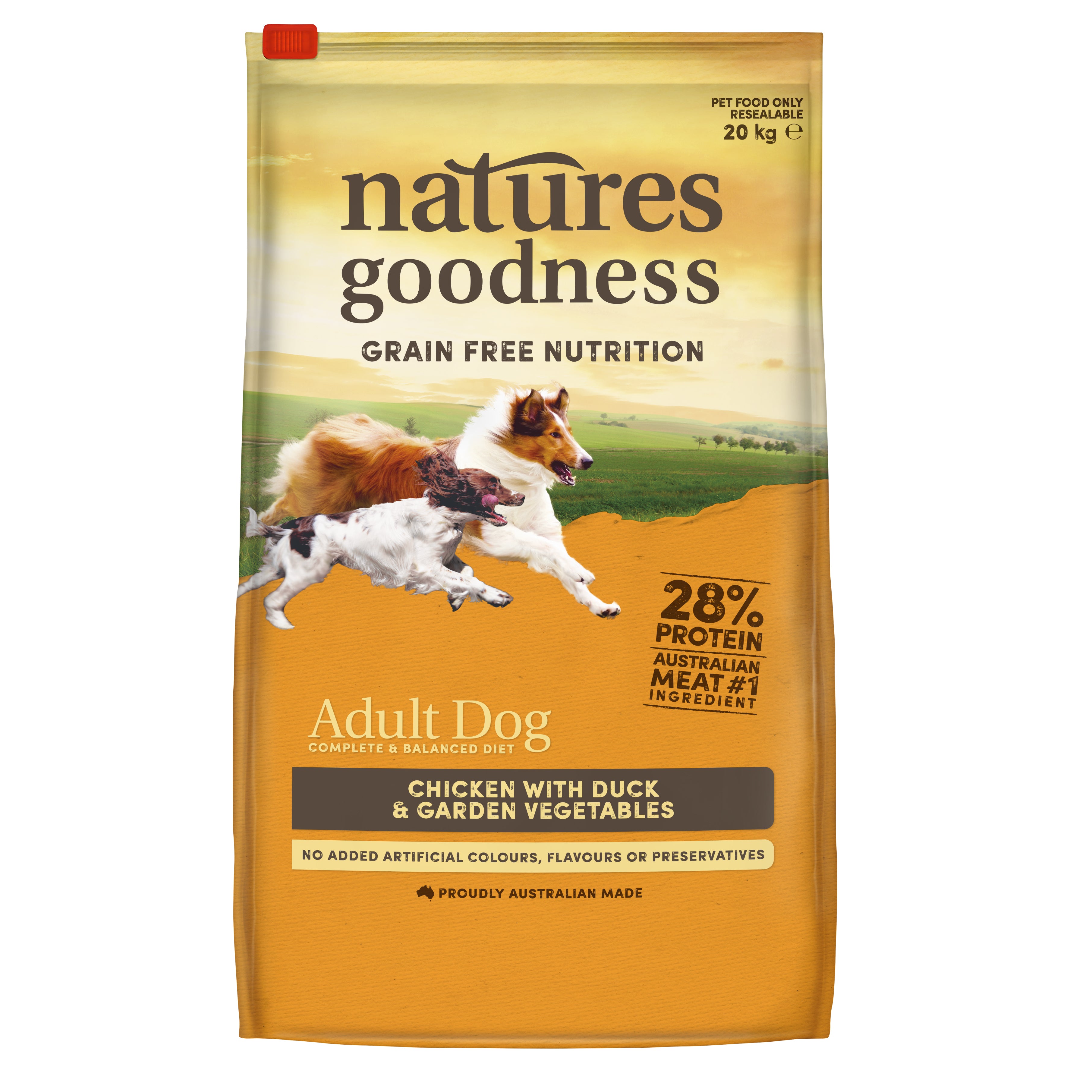 Natures Goodness Grain Free Chicken & Duck with Garden Vegetables 20kg