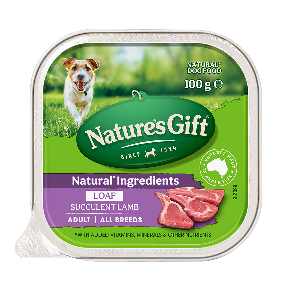 Natures Gift Succulent Lamb Adult Wet Dog Food 100g