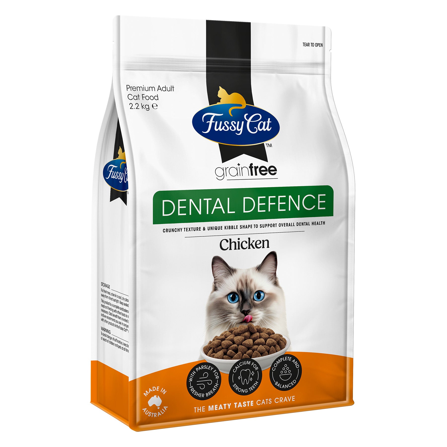 Fussy Cat Dental Defence Chicken 2.2kg