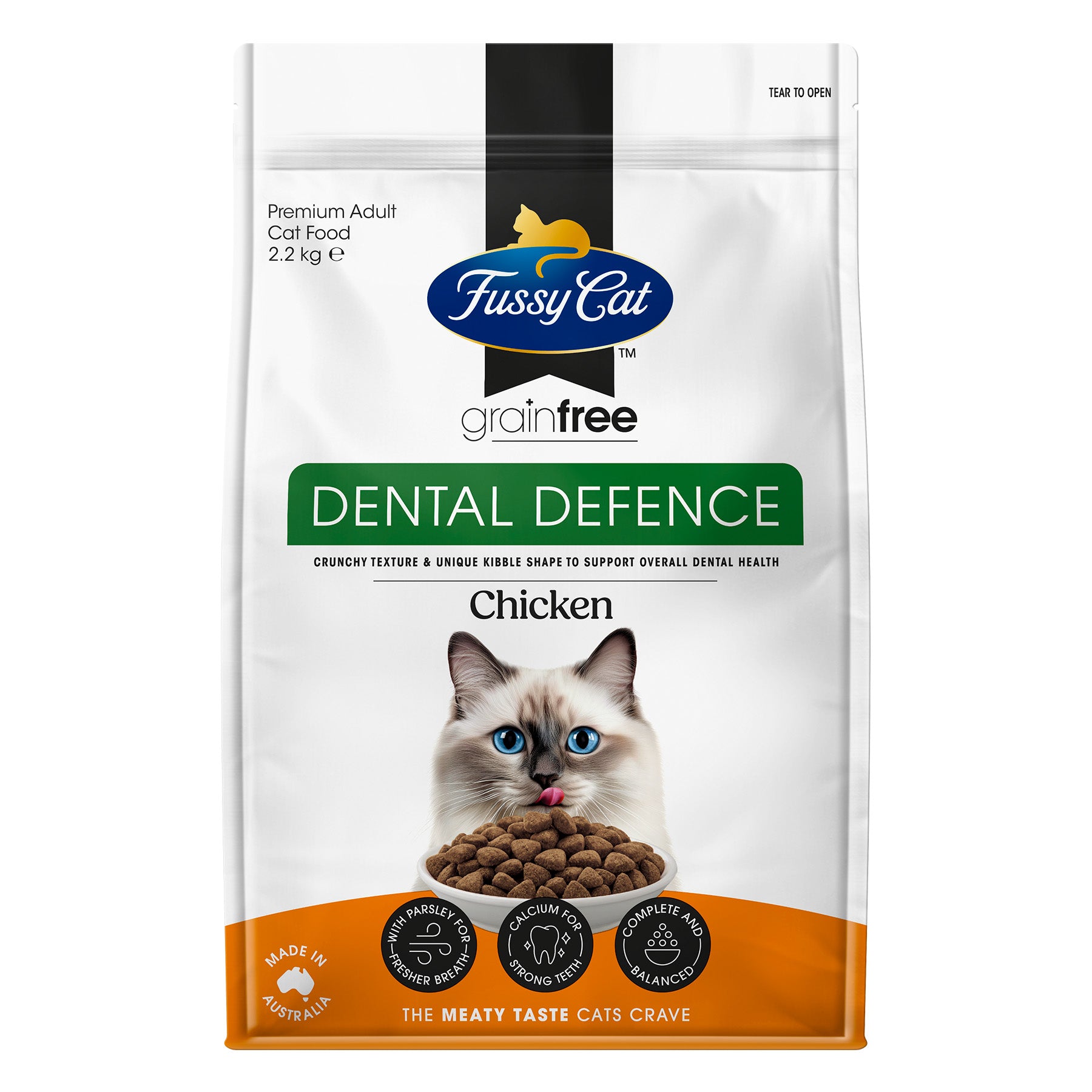 Fussy Cat Dental Defence Chicken 2.2kg