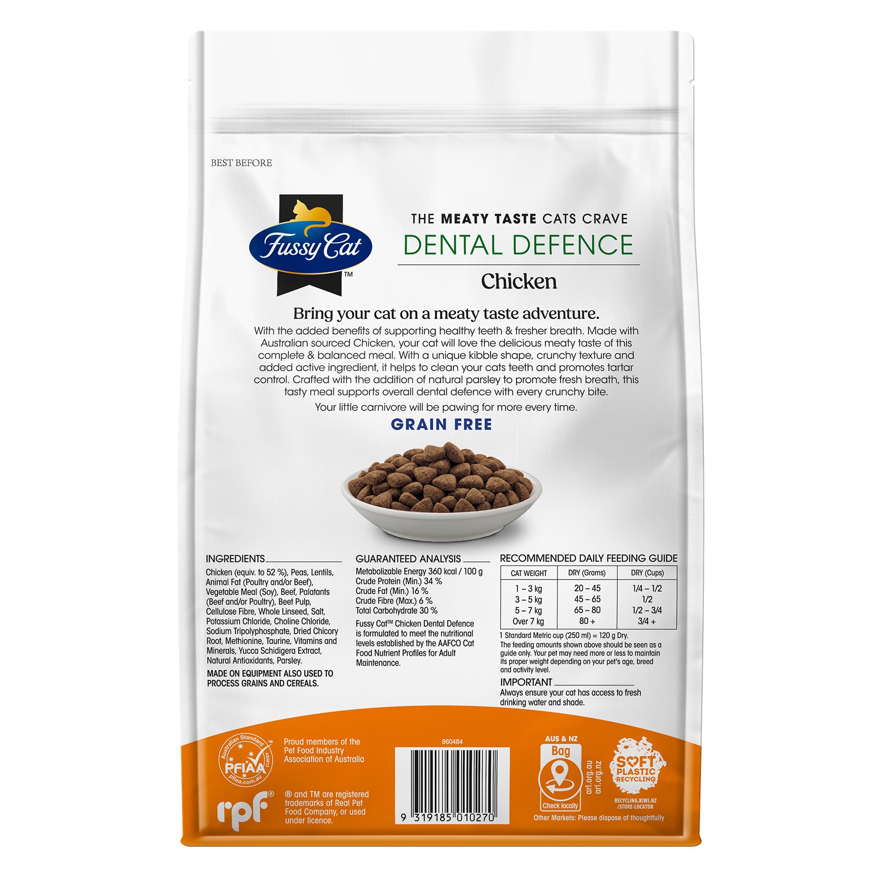 Fussy Cat Dental Defence Chicken 2.2kg