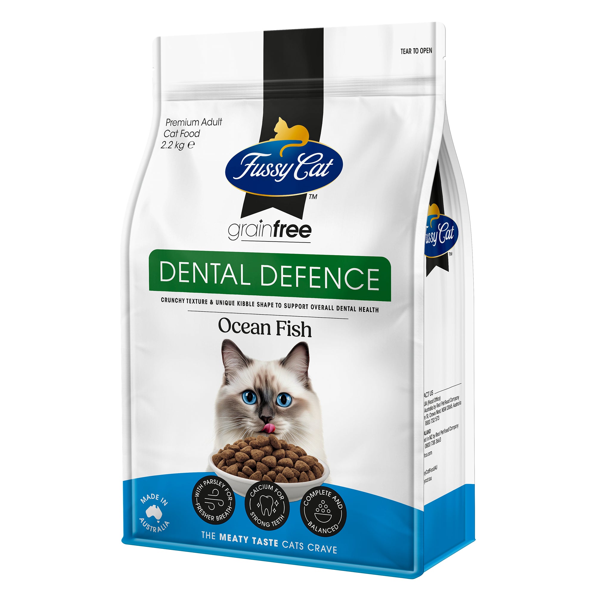 Fussy Cat Dental Defence Oceanfish 2.2kg