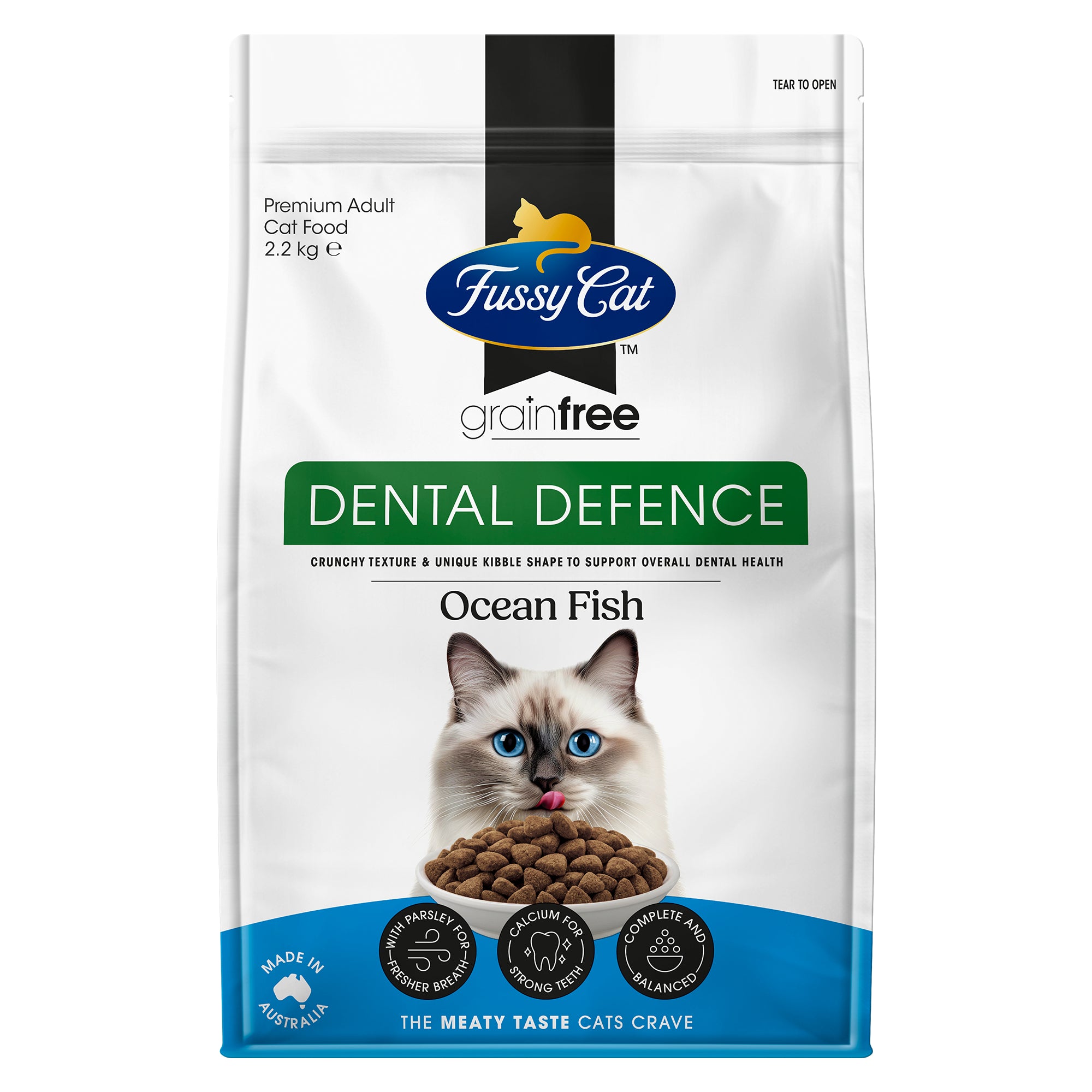 Fussy Cat Dental Defence Oceanfish 2.2kg