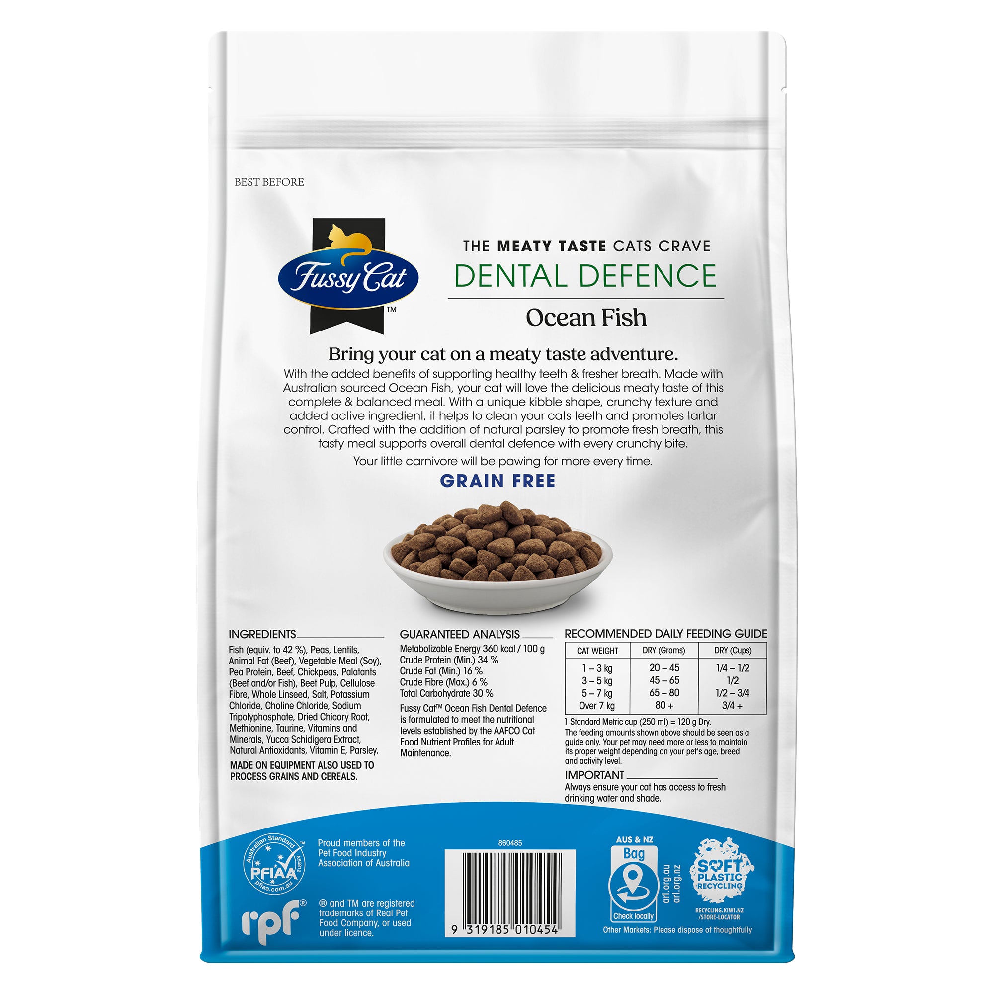 Fussy Cat Dental Defence Oceanfish 2.2kg