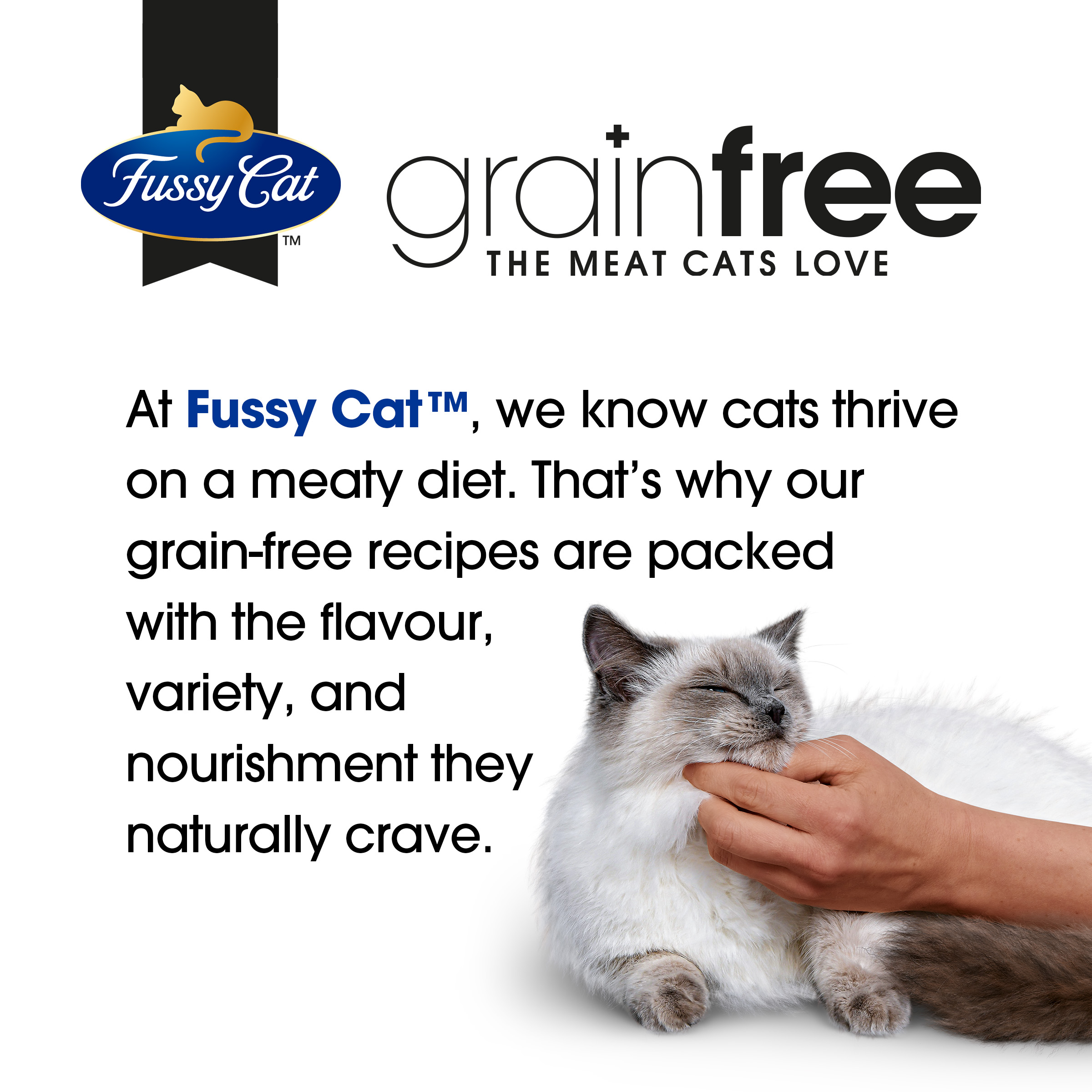 Fussy Cat Grain Free Chicken and Turkey with Cranberry Dry Cat Food 10kg