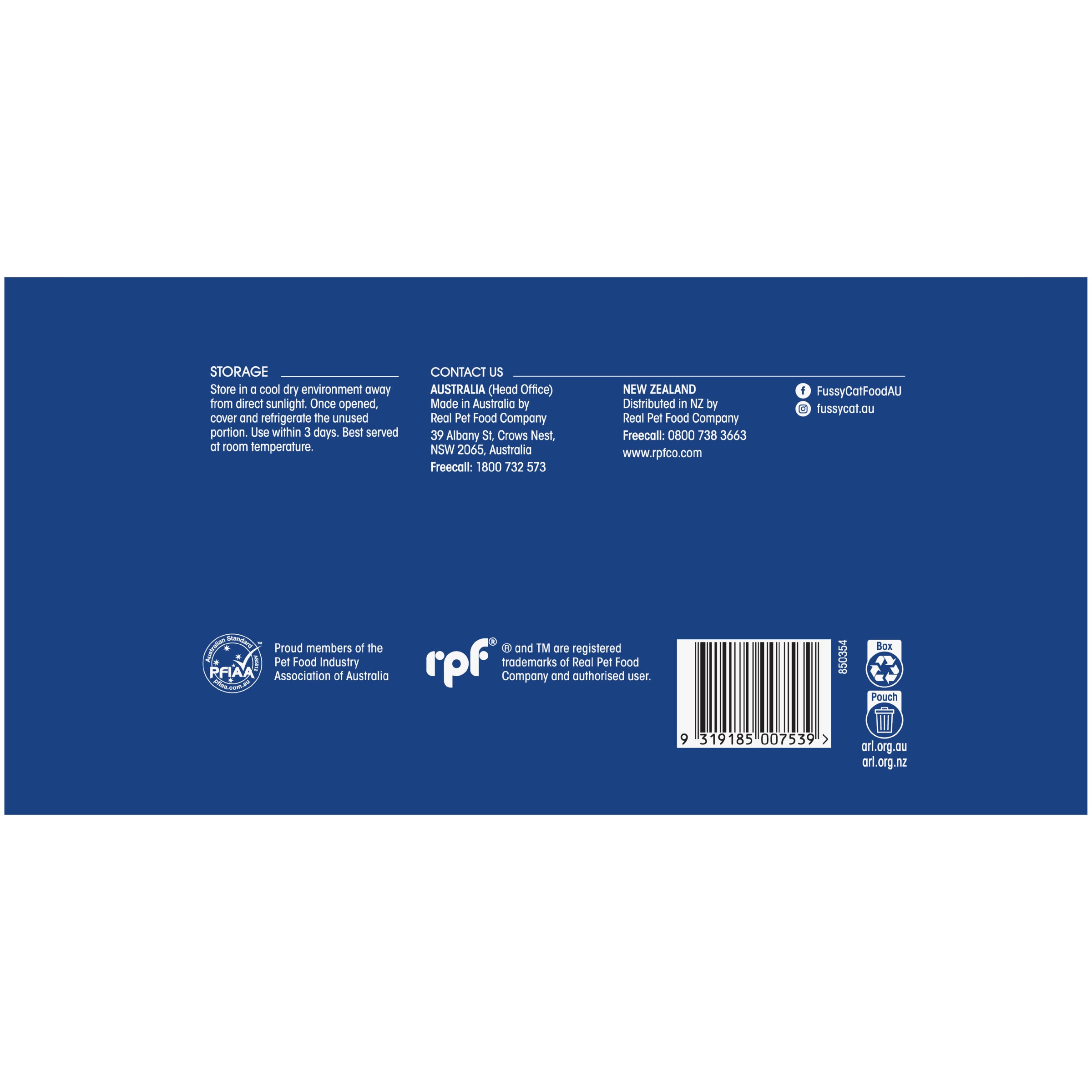 Fussy Cat Twice as Tasty Grain Free Mince & Jelly Wet Cat Food 24x80g