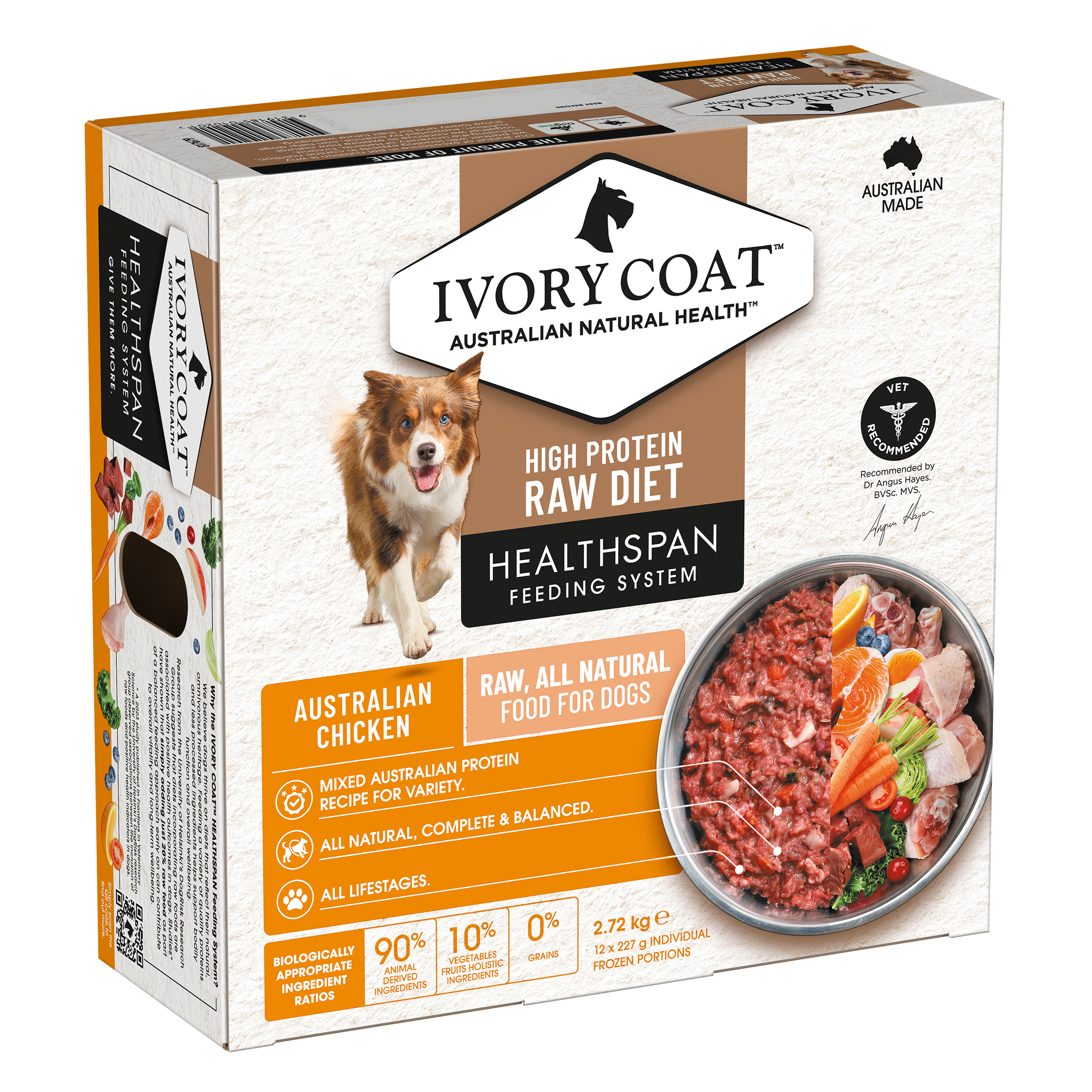Ivory Coat Raw Diet Australian Chicken 12 x 227g