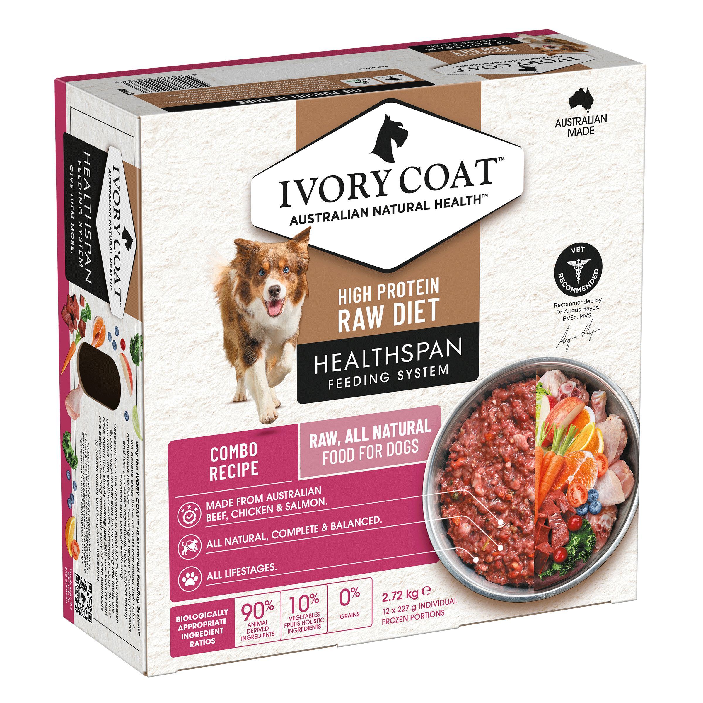 Ivory Coat Raw Diet Combo Recipe 12 x 227g