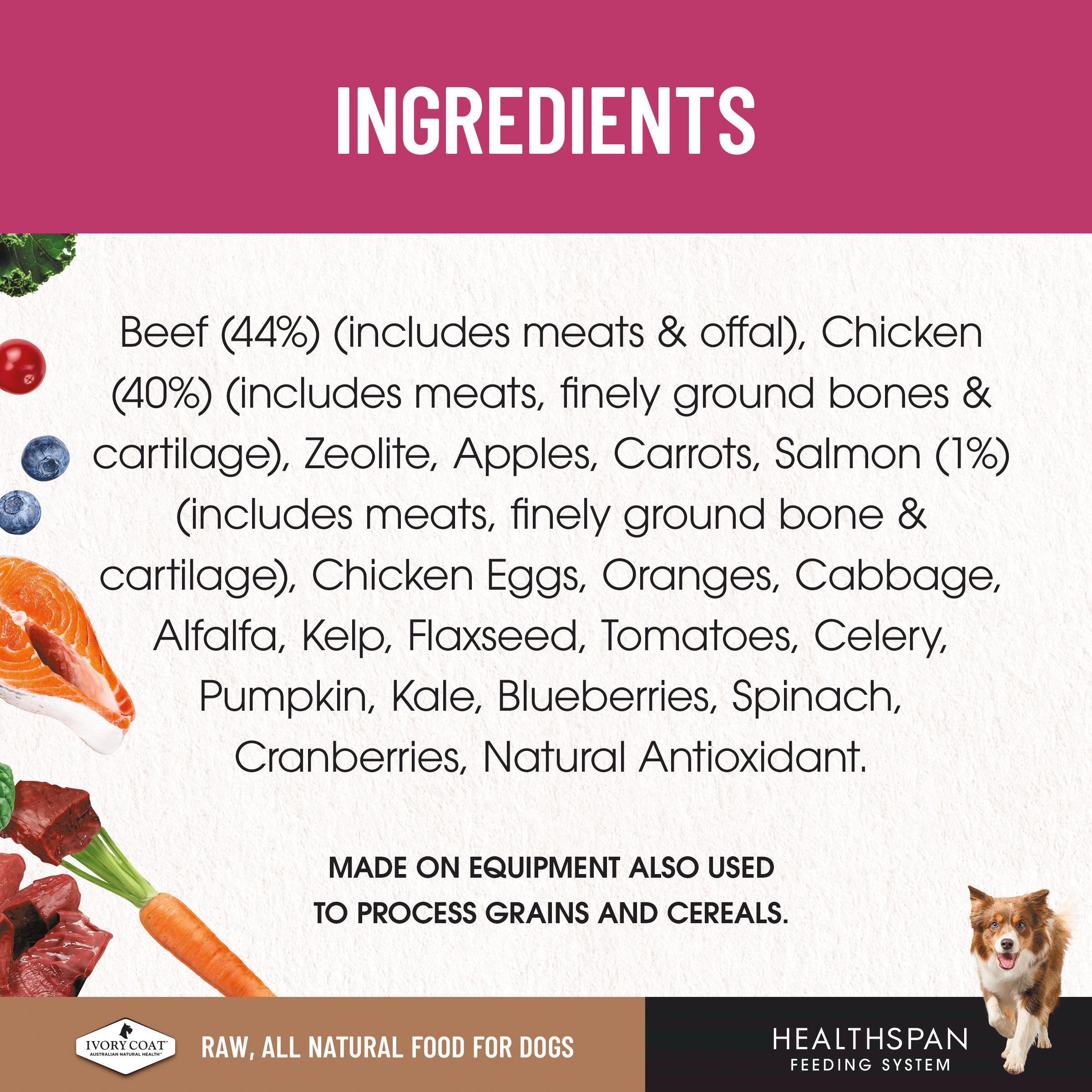 Ivory Coat Raw Diet Combo Recipe 12 x 227g
