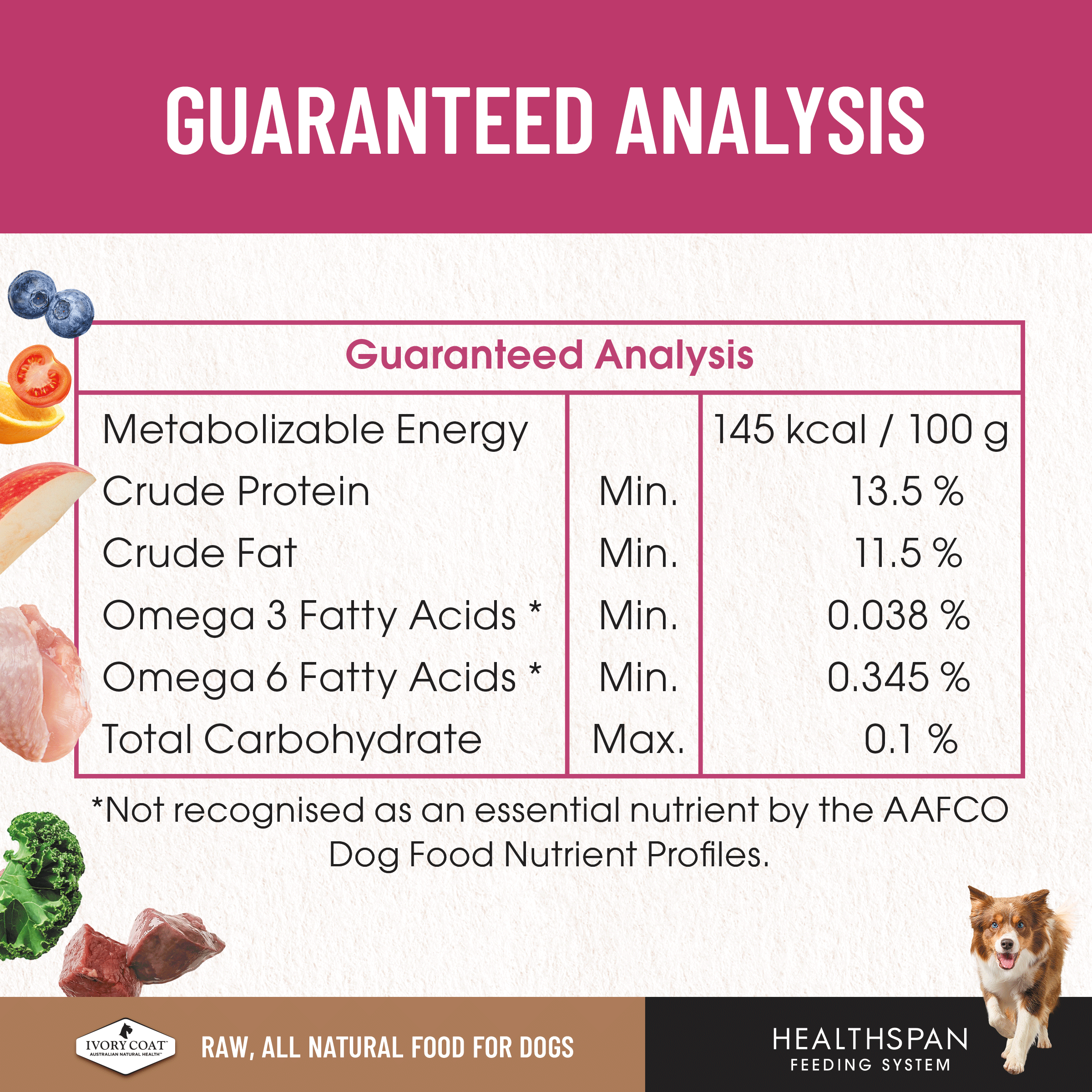 Ivory Coat Raw Diet Combo Recipe 12 x 227g