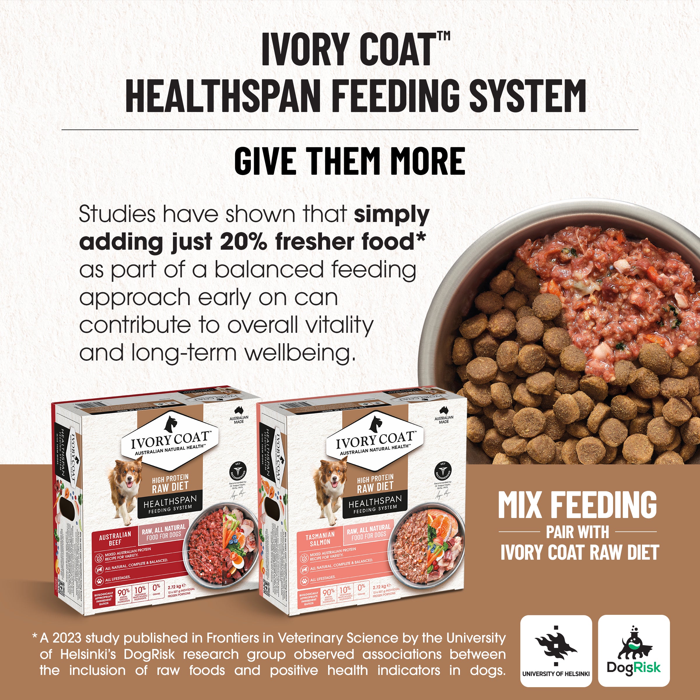 IVORY COAT Grain Free Adult Dry Dog Food Salmon & Ocean Fish 13kg