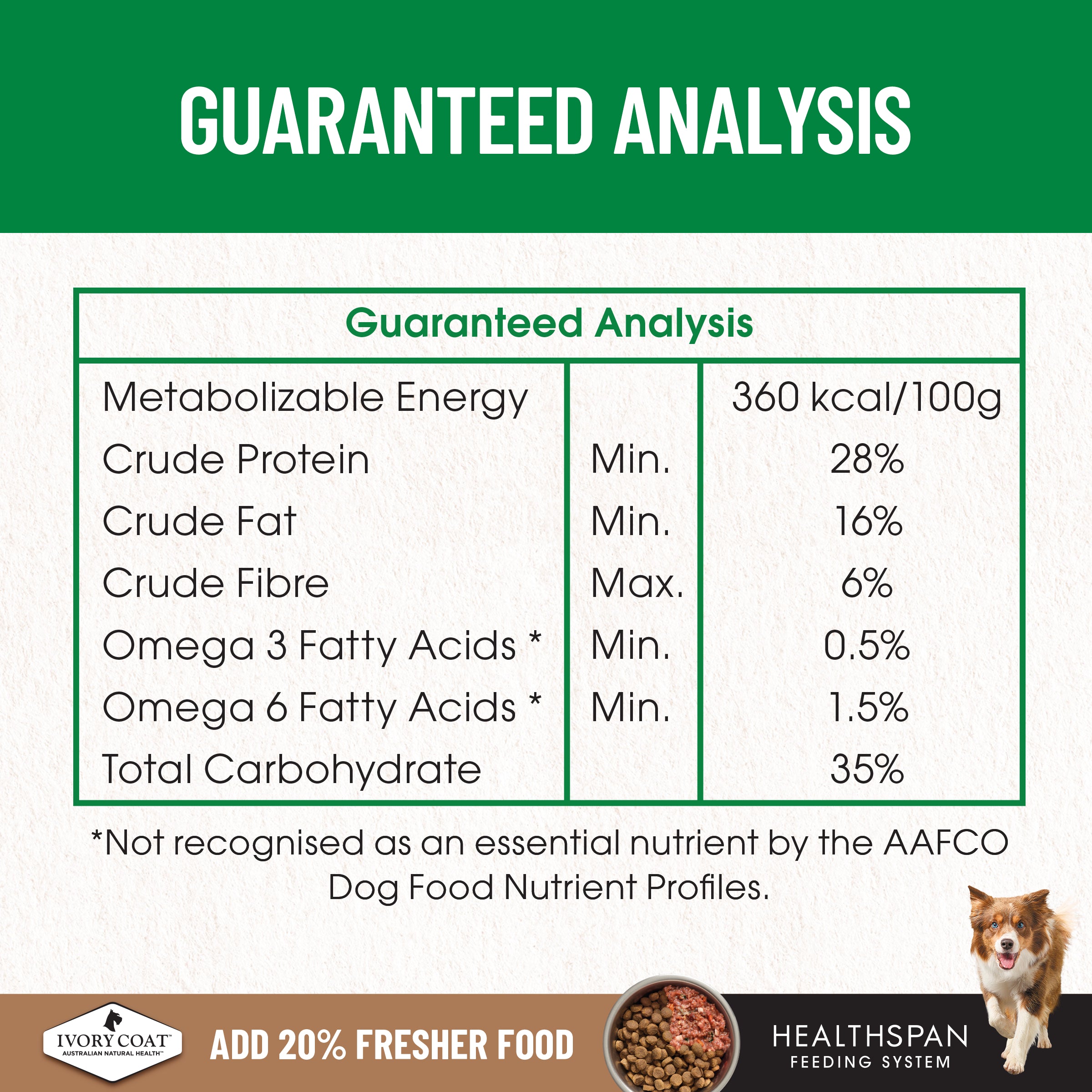 IVORY COAT Grain Free Large Breed Dry Puppy Food Lamb 13kg