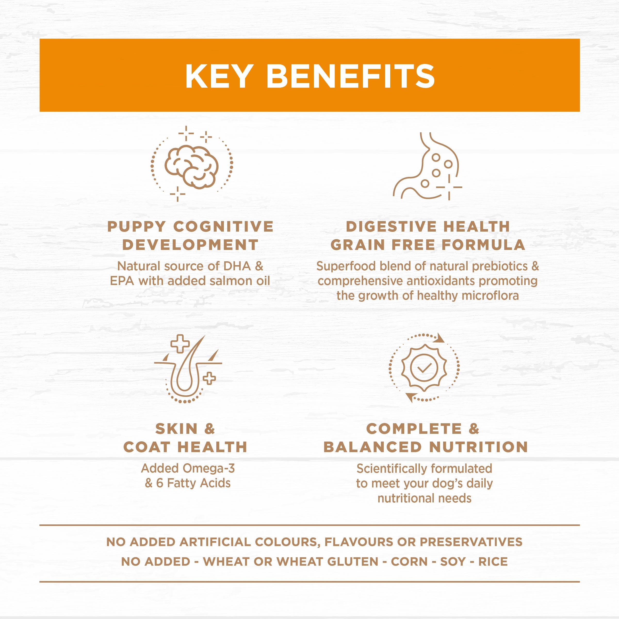 IVORY COAT Grain Free Dry Puppy Food Chicken 2kg