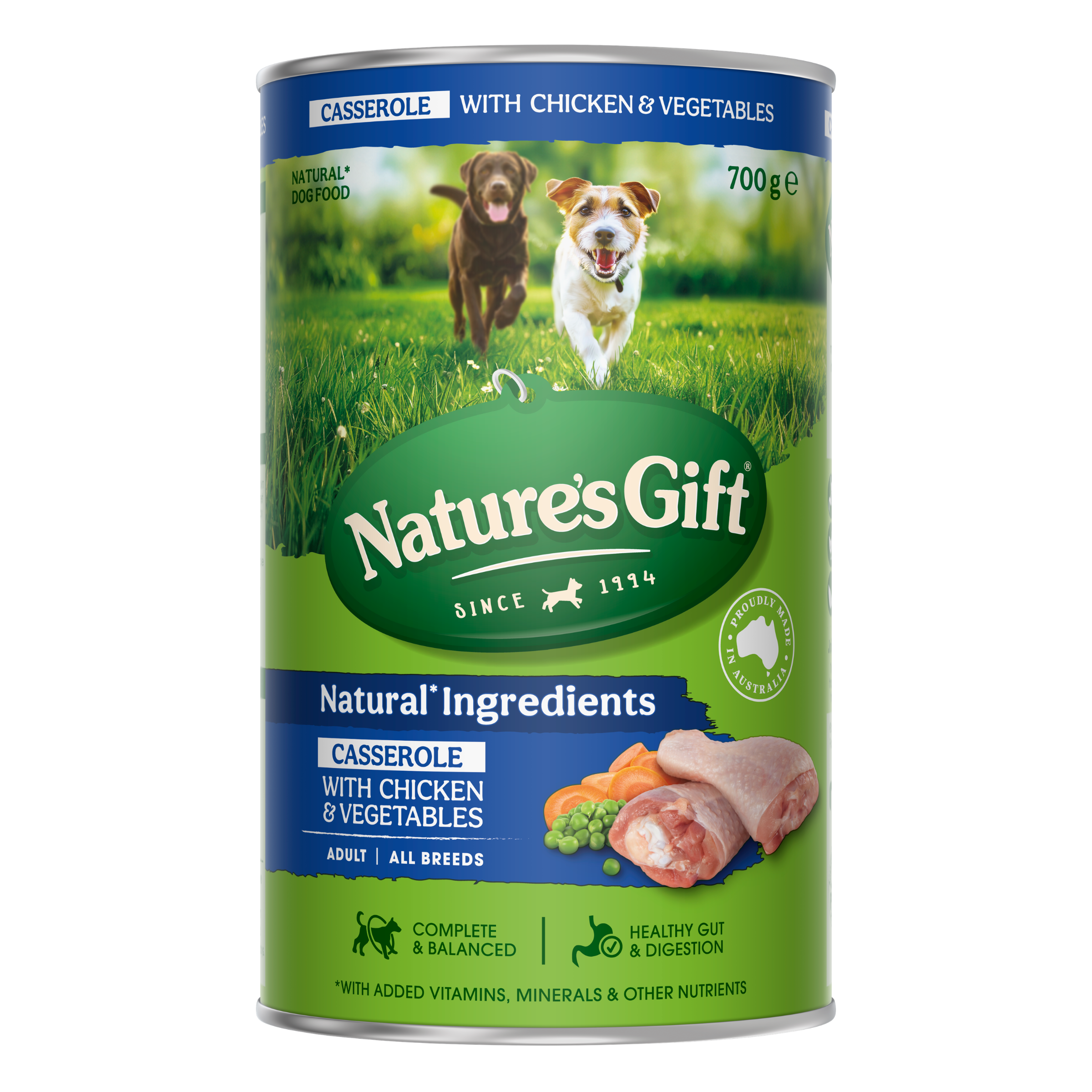Nature's Gift Casserole with Chicken & Vegetables Adult Wet Dog Food 700g