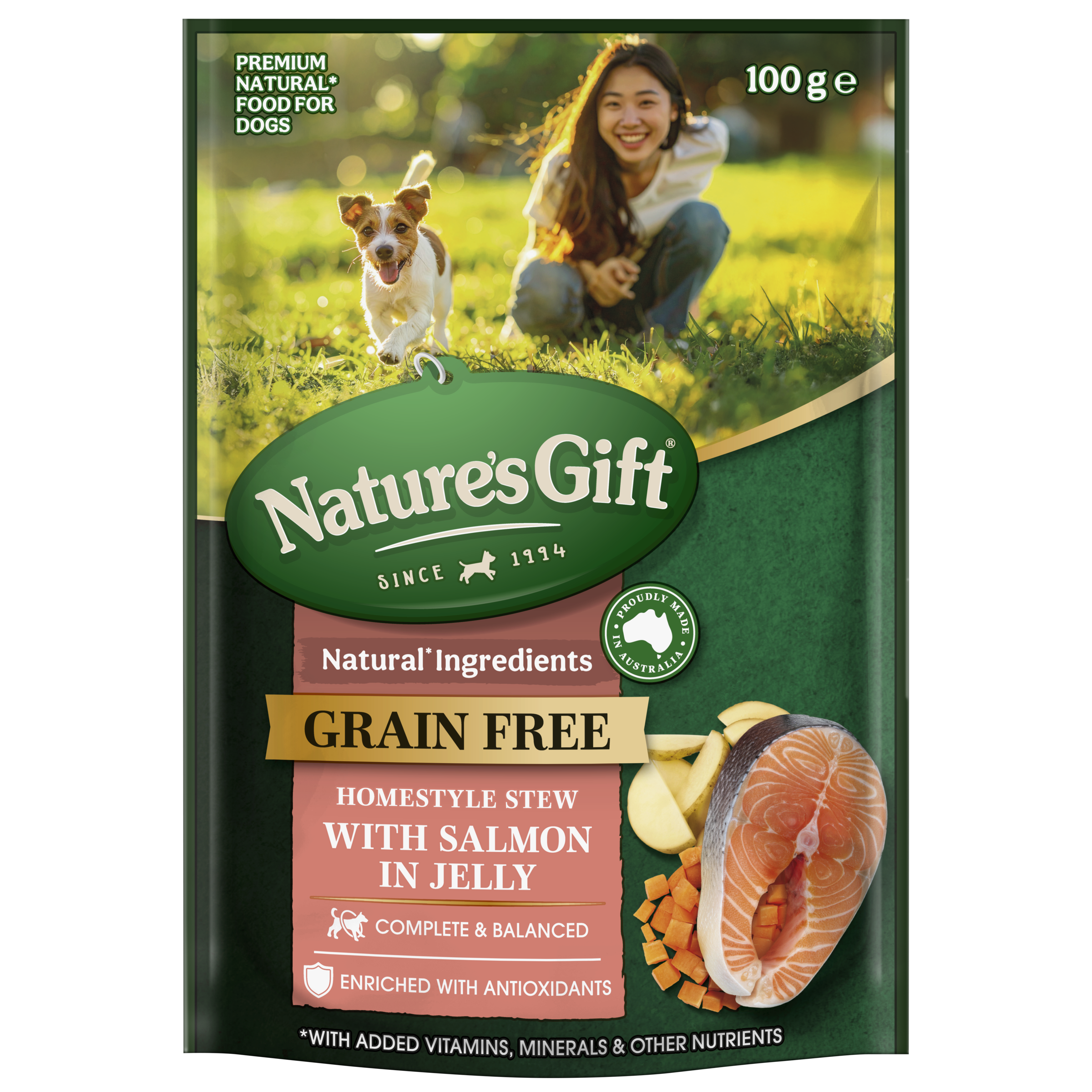 Nature's Gift Homestyle Stew with Salmon in Jelly 100g