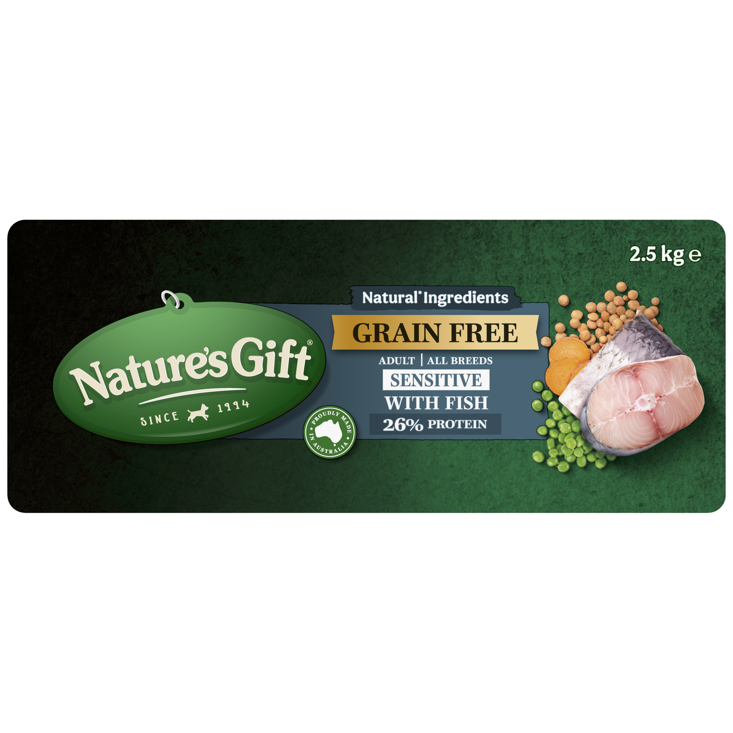 Nature's Gift Sensitive with Fish Adult All Breeds 2.5kg