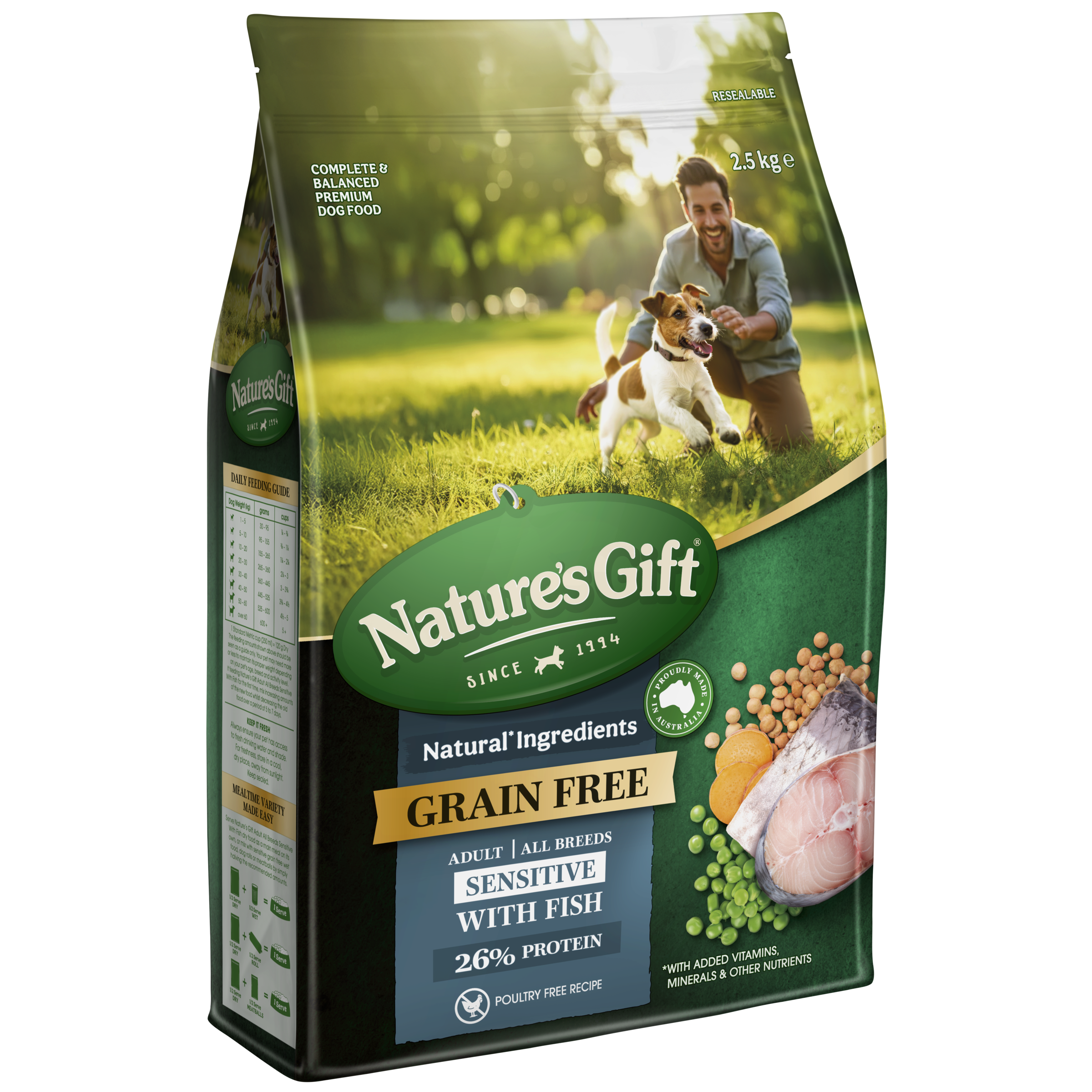 Nature's Gift Sensitive with Fish Adult All Breeds 2.5kg