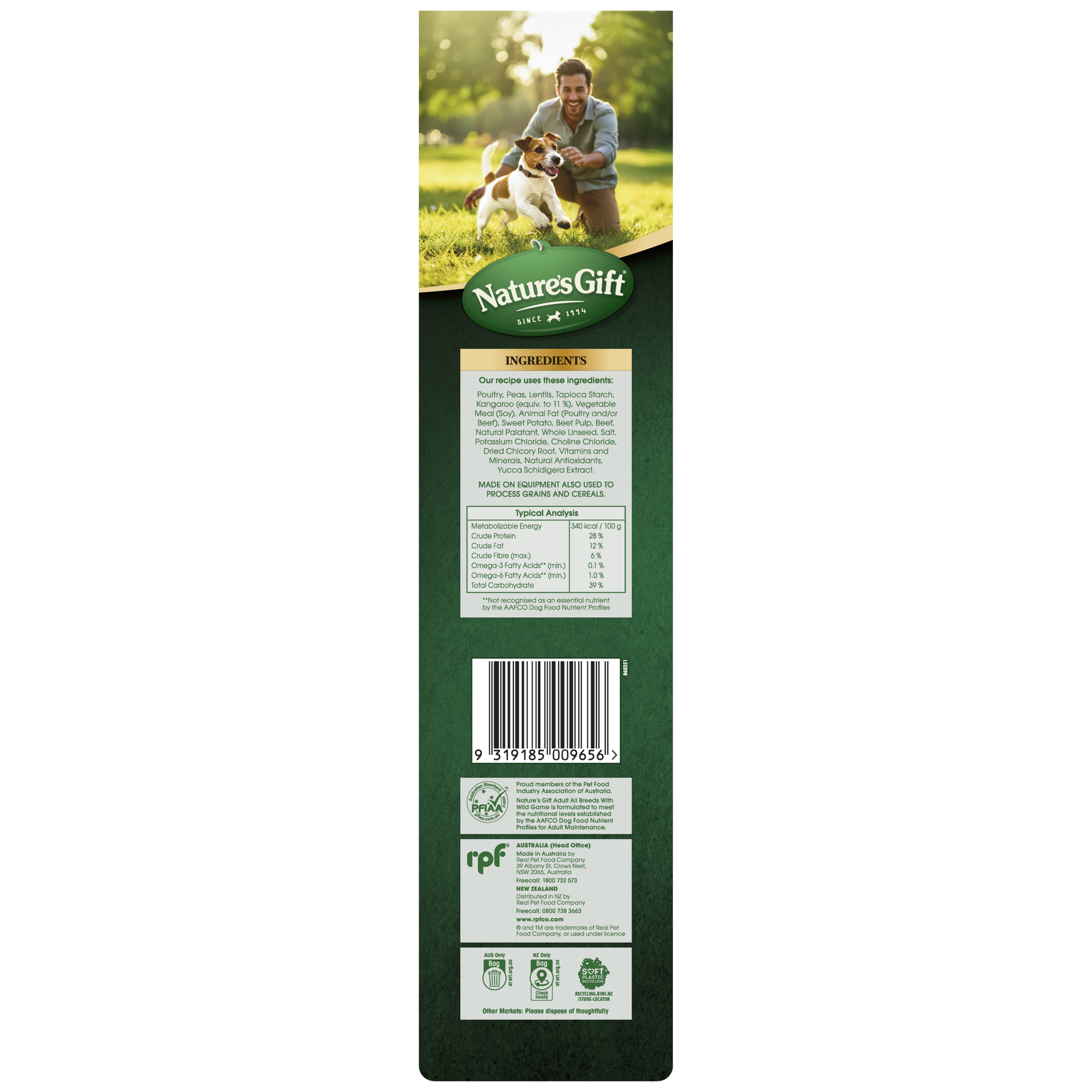 Nature's Gift with Wild Game Adult All Breeds 6.5kg