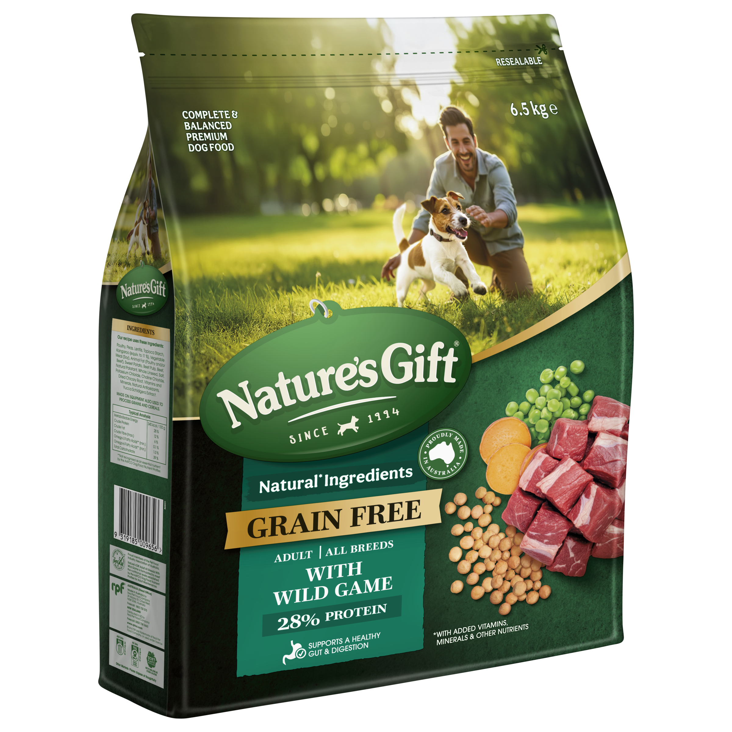 Nature's Gift with Wild Game Adult All Breeds 6.5kg