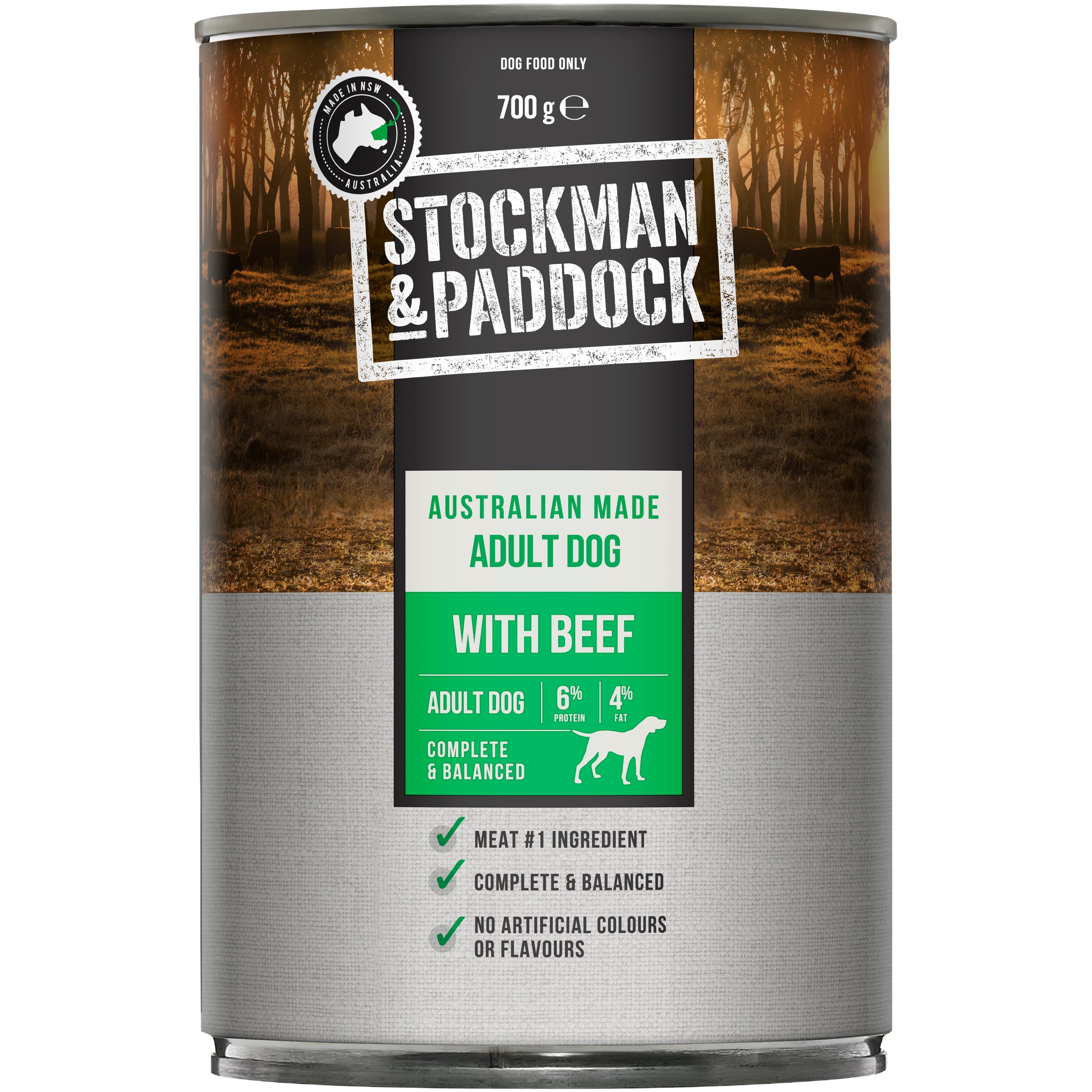 Stockman & Paddock™ Adult Dog Beef Wet Food 700g