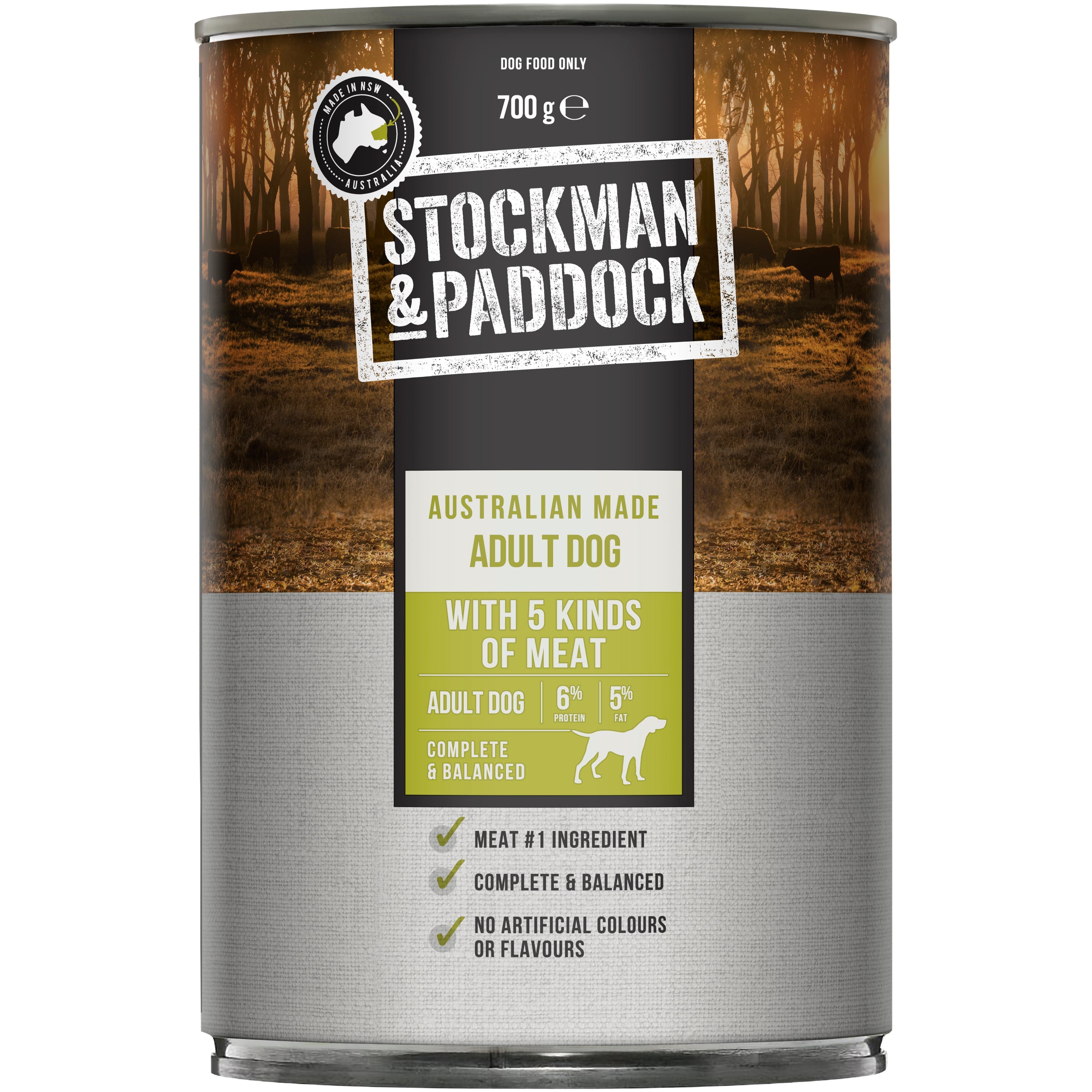 Stockman & Paddock™ Adult Dog 5 Kinds of Meat Wet Food 700g