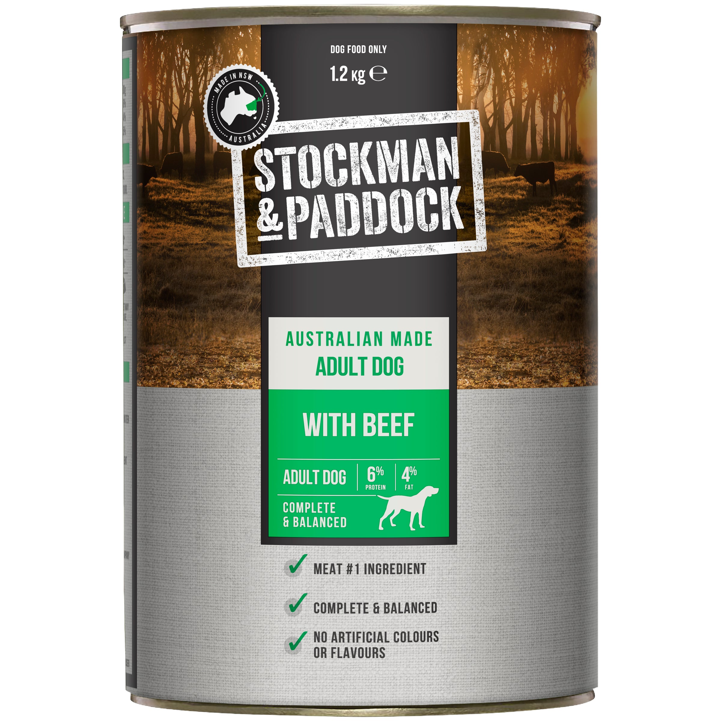 Stockman & Paddock™ Adult Dog Beef Wet Food 1.2kg