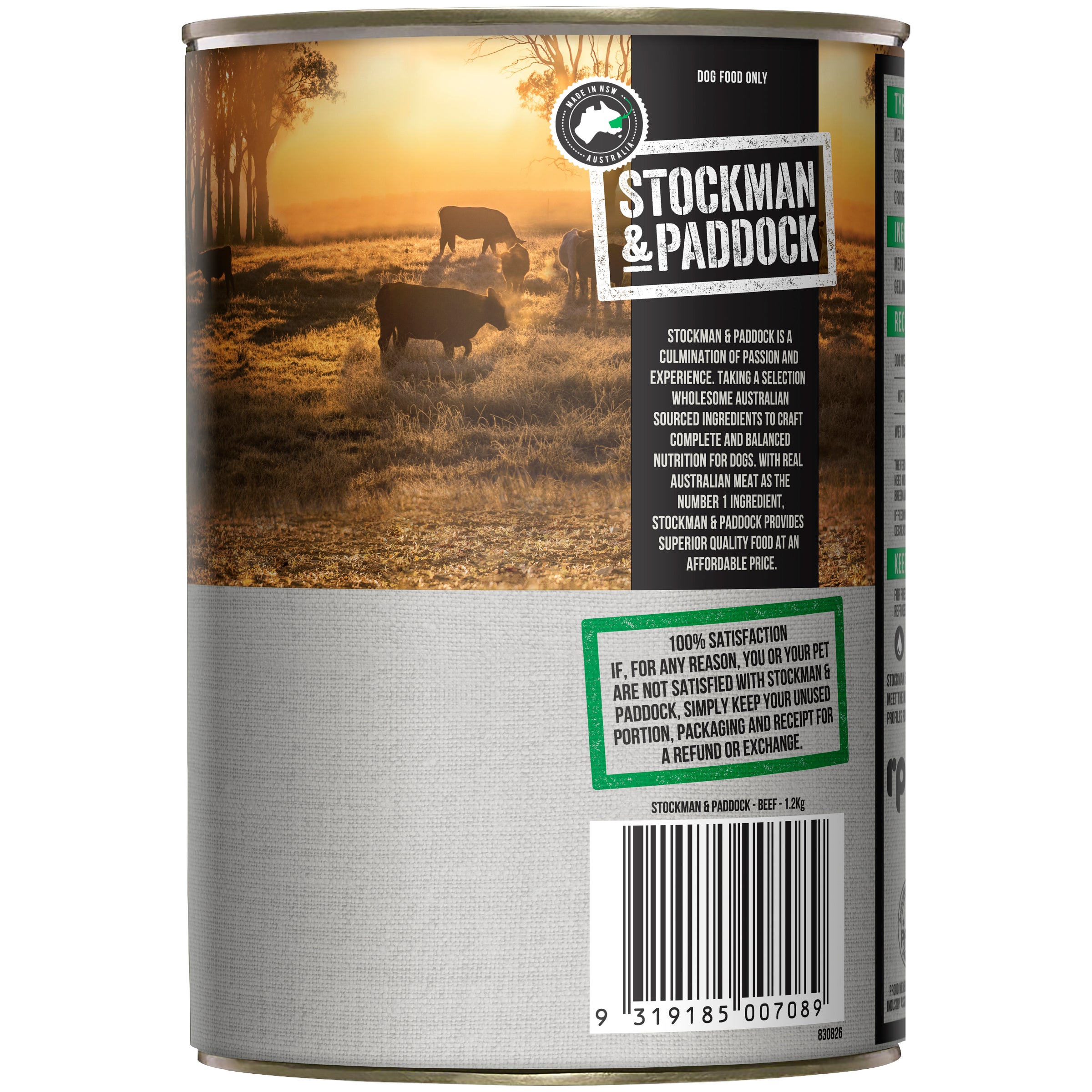 Stockman & Paddock™ Adult Dog Beef Wet Food 1.2kg