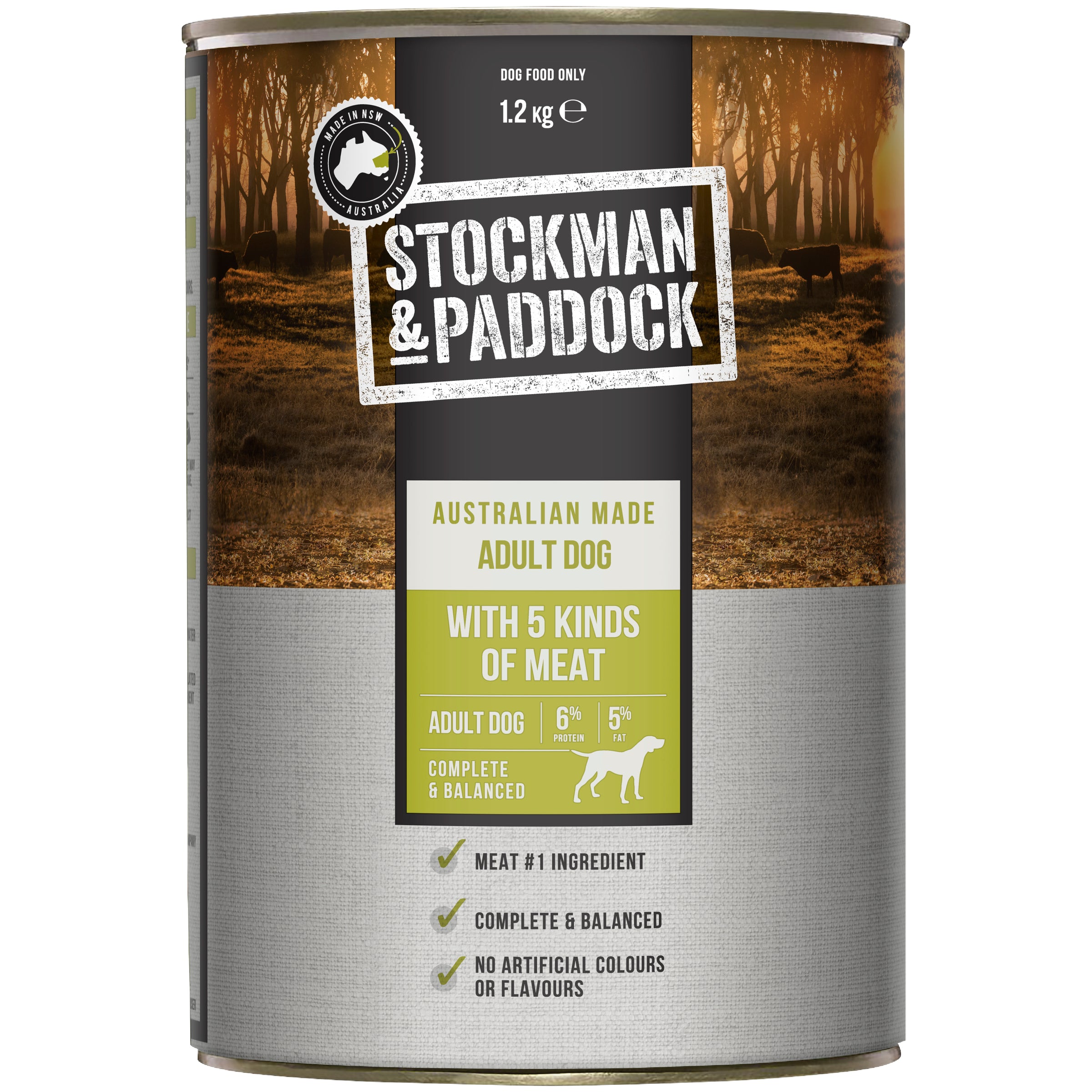 Stockman & Paddock™ Adult Dog 5 Kinds of Meat Wet Food 1.2kg