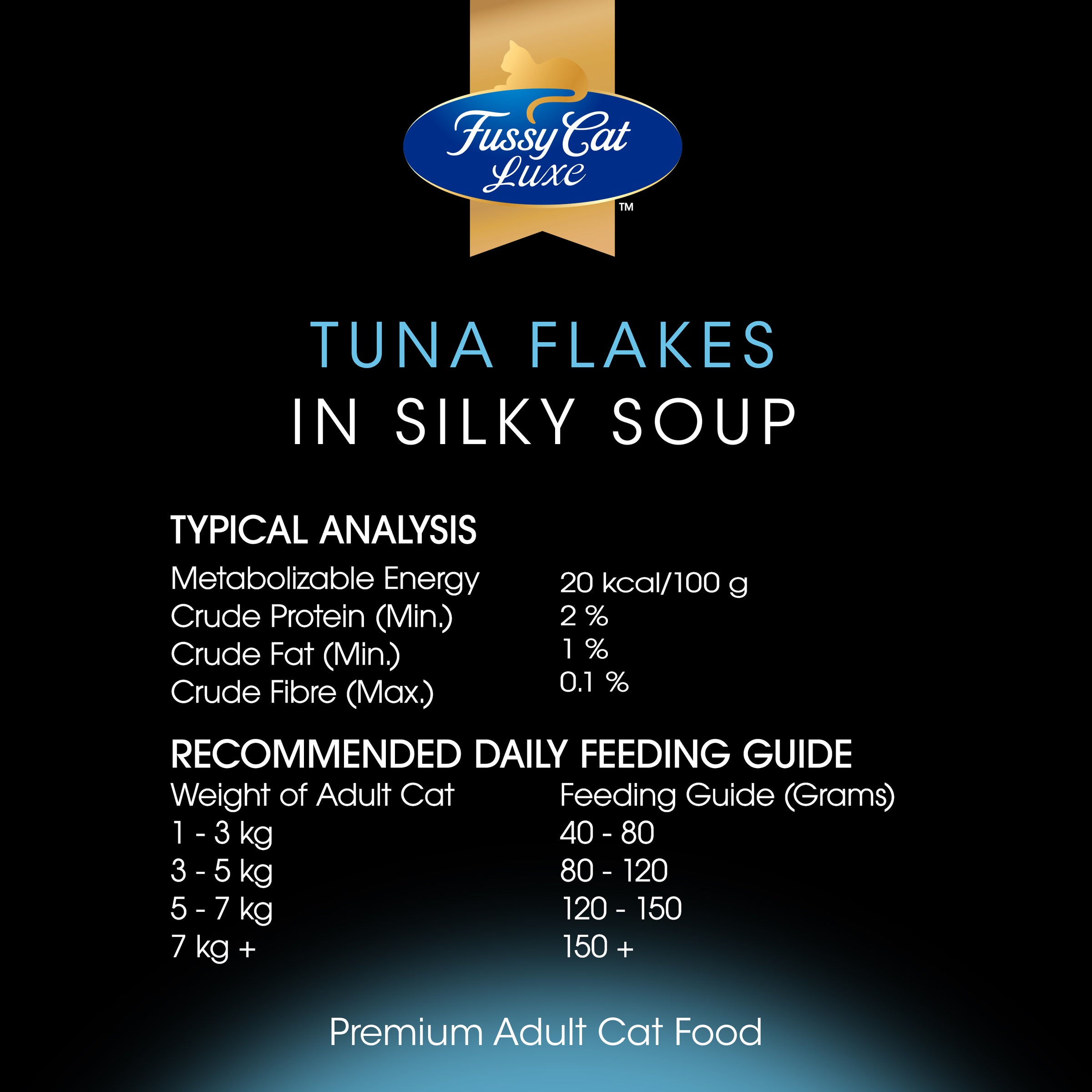 Fussy Cat Luxe Tuna Flakes in Silky Soup 40g