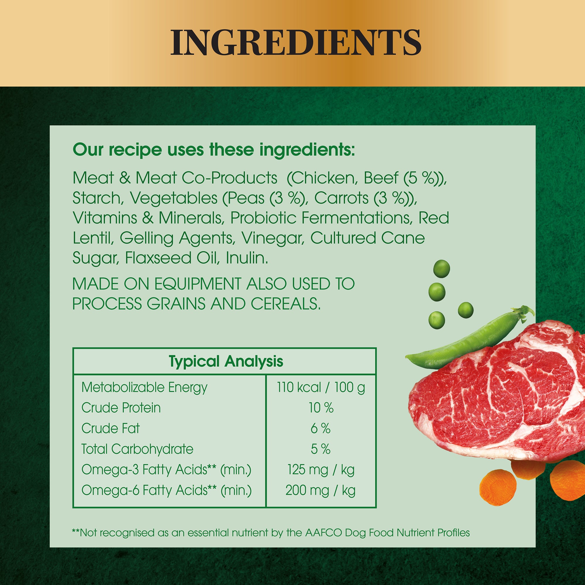 Nature's Gift Homestyle Shreds with Beef, Peas & Carrots 250g