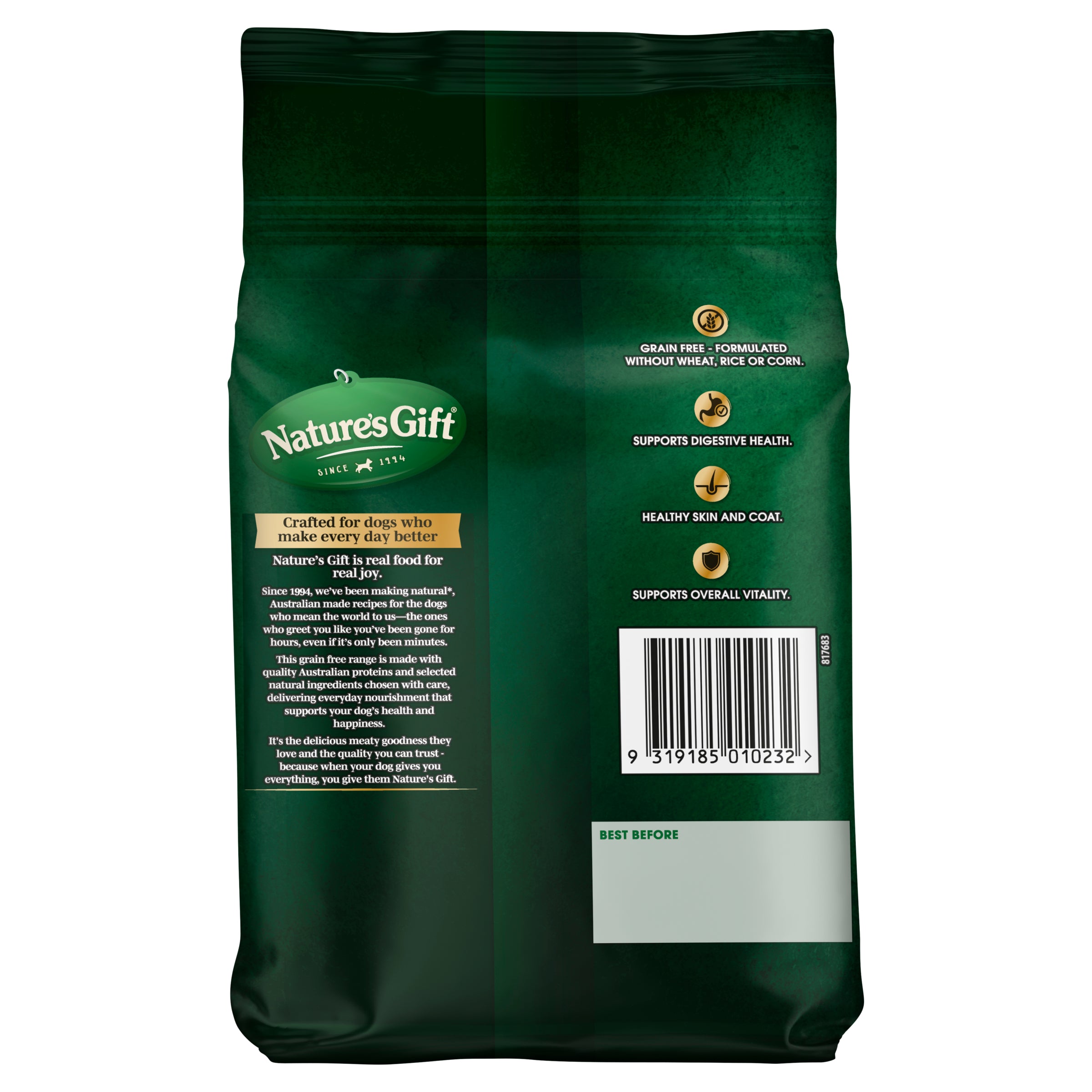 Nature's Gift Homestyle Shreds with Beef, Peas & Carrots 600g